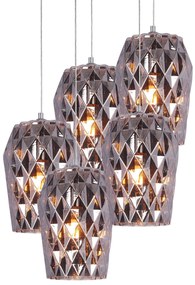 SE4288S-05 LUCA PENDANT SMOKE GLASS+