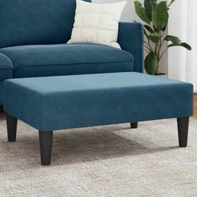 vidaXL Υποπόδιο Μπλε 77x55x31 εκ. Βελούδινο