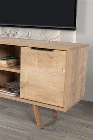 Έπιπλο Τηλεόρασης Sapphire Δρυς POVO 130x35x18