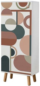 Παπουτσοθήκη Vegas 869VEL8593 50x38x135cm Multi Cipboard,Wood