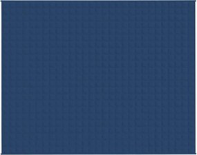 vidaXL Κουβέρτα Βαρύτητας Μπλε 235 x 290 εκ. 11 κ. Υφασμάτινη