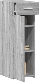 vidaXL Ντουλάπι Γκρι Sonoma 30x42,5x93 εκ. από Επεξεργασμένο Ξύλο