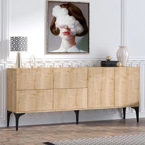 Κονσόλα Sapphire Δρυς FLATE 180x40x80
