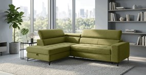 Γωνιακός Καναπές Nelora-Λαδί-Δεξιά