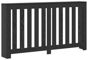 vidaXL Kάλυμμα Καλοριφέρ  Μαύρη Δρυός 149x20x82 εκ Φτιαγμένο Ξύλο