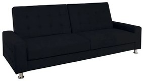 Καναπές Κρεβάτι Moby Black Ε9569,8 217x80x81 Metal, Fabric