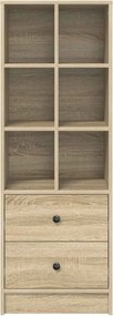 vidaXL Highboard με συρτάρι Δρύς Sonoma 45,5 x 34 x 127 εκ