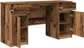 vidaXL Γραφείο Παλαιό ξύλο 140 x 49 x 76 εκ. Επεξεργασμένο ξύλο