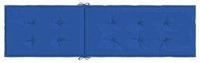 Μαξιλάρι Σεζλόνγκ Μπλε Ρουά (75+105) x 50 x 4 εκ. - Μπλε