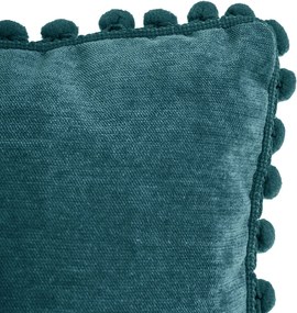 Διακοσμητικό Μαξιλάρι Βελουτέ (40x40) A-S Pompon Blue 131656Q
