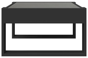 vidaXL Τραπεζάκι Σαλονιού Infinity LED Μαύρο 70x53x30 εκ.