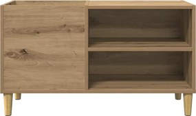 ντουλάπι δίσκων vidaXL Δρυς τεχνίτης 84,5x38x48 cm Κατασκευασμένο ξύλο