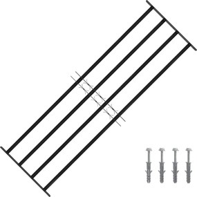 vidaXL Δίχτυ Ασφαλείας Παραθύρου 175 x 60 εκ Γαλβανισμένος Χάλυβας