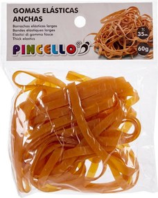 Eλαστικές ταινίες Pincello Κίτρινο Φαρδιά (12 Μονάδες)