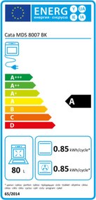 Φούρνος Cata MDS8007BK 80 L