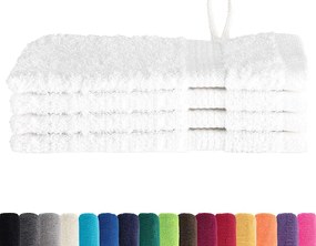 vidaXL Πετσέτα Επισκεπτών SOLUND Λευκό Βαμβάκι