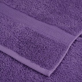 vidaXL Παντόφλες Premium SOLUND 2 τεμ. Μωβ 30x30 εκ. 600 γρ./τ.μ.