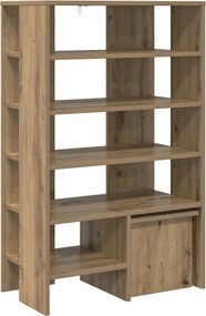vidaXL Ντουλάπα Παπουτσιών 2 pcs Artisan Oak Επεξεργασμένο ξύλο
