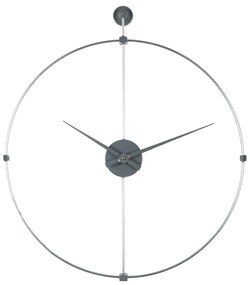 Ρολόι Τοίχου ArteLibre Ασημί Μέταλλο 60.5x69x4cm