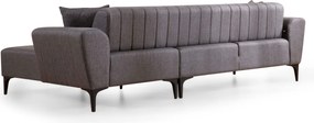 Corner Sofa-Bed Hamlet Right- Dark Grey Dark Grey
