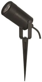 Σποτ Φωτιστικό Κήπου IP65 Πλαστικό GU10 Eurolamp-145-82021-Μαύρο 145-82021