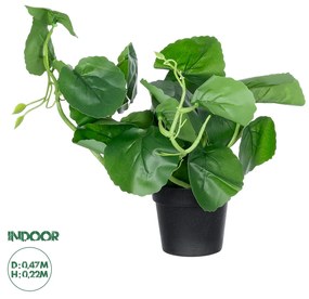 GloboStar® Artificial Garden BELL PLANT 20957 Διακοσμητικό Φυτό Σεφλέρα Φ47 x Υ22cm