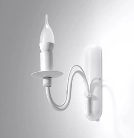 Απλίκα Τοίχου Sollux Minerwa White SL.0216