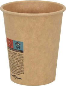 vidaXL Χάρτινα κύπελλα καφέ 1000 τεμάχια 8oz 200ml καφέ