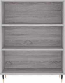 vidaXL Ντουλάπι Γκρι Sonoma 69,5 x 34 x 180 εκ. Επεξεργασμένο Ξύλο