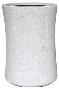 MarHome ΚΑΣΠΩ FIBERCLAY ΛΕΥΚΟ-ΕΚΡΟΥ ΚΑΜΠΥΛΗ ΜΕΓΑΛΟ Φ55x77cm  06-20704-L