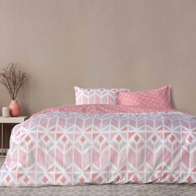 Κουβερλί Υπέρδιπλο (220x245) 2 Όψεων Kocoon Tisser Pink