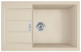 Franke Sirius 2.0 611-78 XL (500) Αντιστρεφόμενος Beige Tectonite Νεροχύτης 60cm