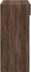 vidaXL Ντουλάπι Καφέ Δρυς 80x42,5x93 εκ. Επεξεργασμένο Ξύλο