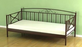 Kαναπές Κρεβάτι Θάλεια τριθέσιος μεταλλικός 90x190