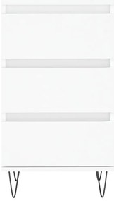 vidaXL Συρταριέρα Λευκή 40 x 35 x 70 εκ. από Επεξεργασμένο Ξύλο
