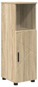 vidaXL Ντουλάπι Μπάνιου Sonoma Δρυς 30 x 35 x 95 εκ Επεξεργασμένο ξύλο