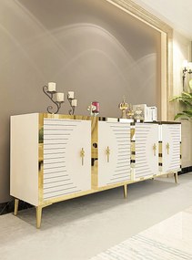 Console Tuna 180 - White, Gold White
Gold