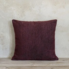 Μαξιλάρι Διακοσμητικό (Με Γέμιση) Matis Bordo Nima 45X45 Acrylic,Cotton,Polyester