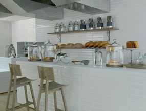 Karag Bronx Bianco 7,5x30 - Πλακάκι μπάνιου &amp; κουζίνας