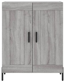 vidaXL Ντουλάπι Γκρι Sonoma 69,5 x 34 x 90 εκ. από Επεξεργασμένο Ξύλο