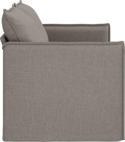vidaXL Καναπές Taupe 156 x 82 x 85 εκ ύφασμα