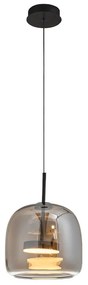 Φωτιστικό Οροφής Κρεμαστό Deco 4319001 LED 12W 3000K 551Lm 26x120cm Fume Viokef