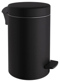 Καλάθι Απορριμμάτων 10lt-Φ20x37εκ. Soft Close Ανοξείδωτο Matte Black Pam &amp; Co 2037-403