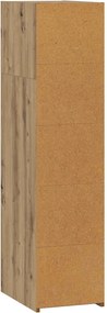 vidaXL Highboard Artisan Δρυς 30 x 41 x 124 εκ. Επεξεργασμένο Ξύλο