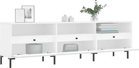 vidaXL Έπιπλο Τηλεόρασης Λευκό 150x30x44,5 εκ. Επεξεργασμένο Ξύλο