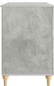 vidaXL Γραφείο Γκρι Σκυροδέματος 142,5 x 50 x 75 εκ.