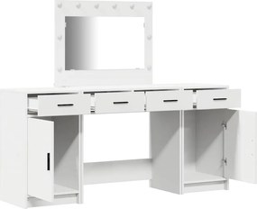 vidaXL Τραπέζι περιποίησης 3 τμχ. Λευκό 78,5 x 41 x 135 εκ