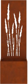 vidaXL Οθόνη Ιδιωτικότητας Κήπου Σκ rusty 50 x 32 x 150 εκ