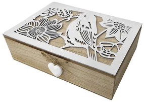 Ξύλινο αποθηκευτικό κουτί M145B-6 - Wooden storage box-697221-19160