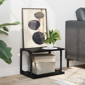 vidaXL Σταντ Εκτυπωτή Μαύρη Οξυά 41 x 28 x 33.5 εκ. Επεξεργασμένο Ξύλο
